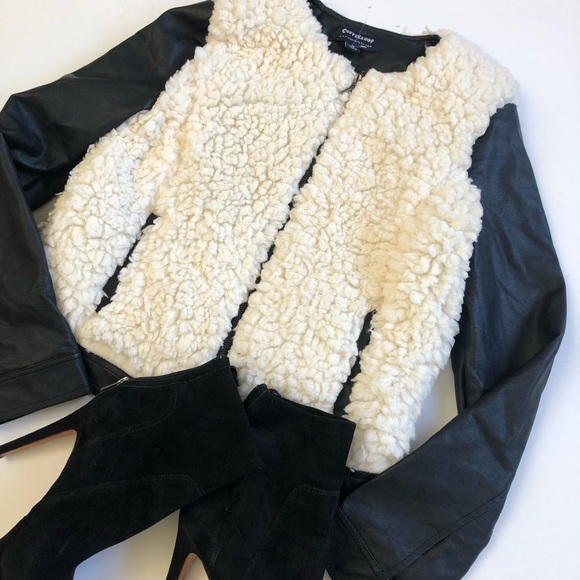 Coffeeshop Black/Cream Jacket - Picture 1 of 3